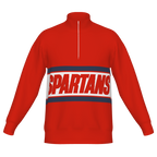 Spartans Quarter-Zip Sweater