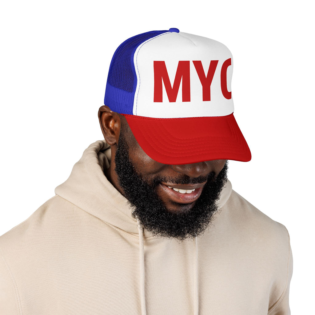 MYC Foam Trucker Hat — Bold Logo Mesh Cap