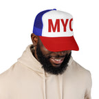 MYC Foam Trucker Hat — Bold Logo Mesh Cap