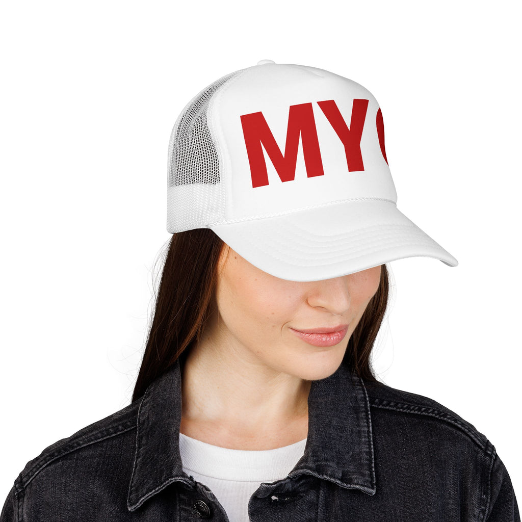 MYC Foam Trucker Hat — Bold Logo Mesh Cap