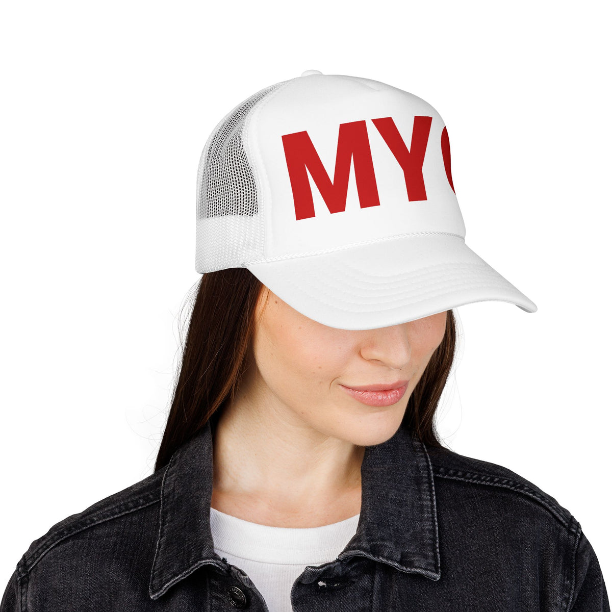 MYC Foam Trucker Hat — Bold Logo Mesh Cap