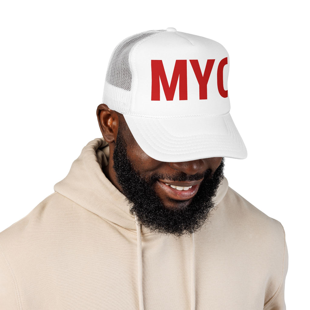 MYC Foam Trucker Hat — Bold Logo Mesh Cap