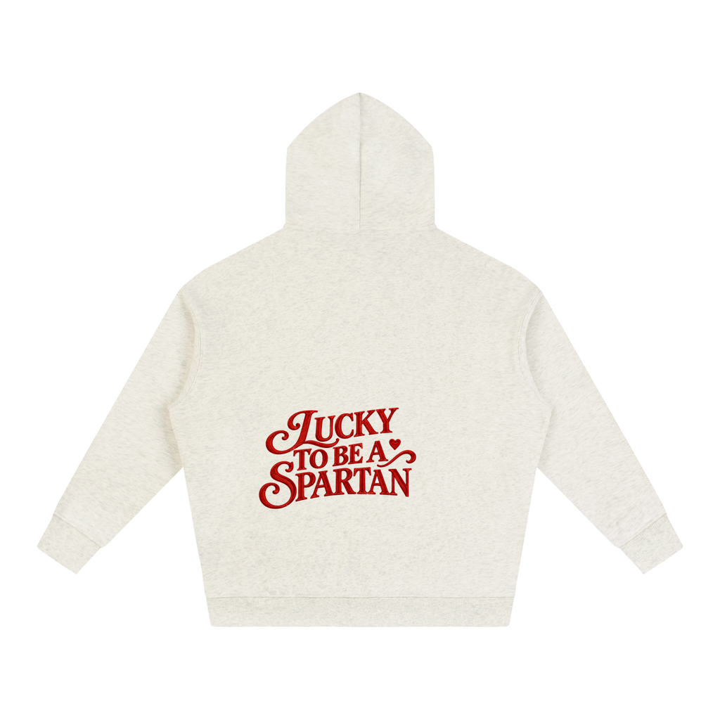 Lucky To Be A Spartan Oversized Hoodie