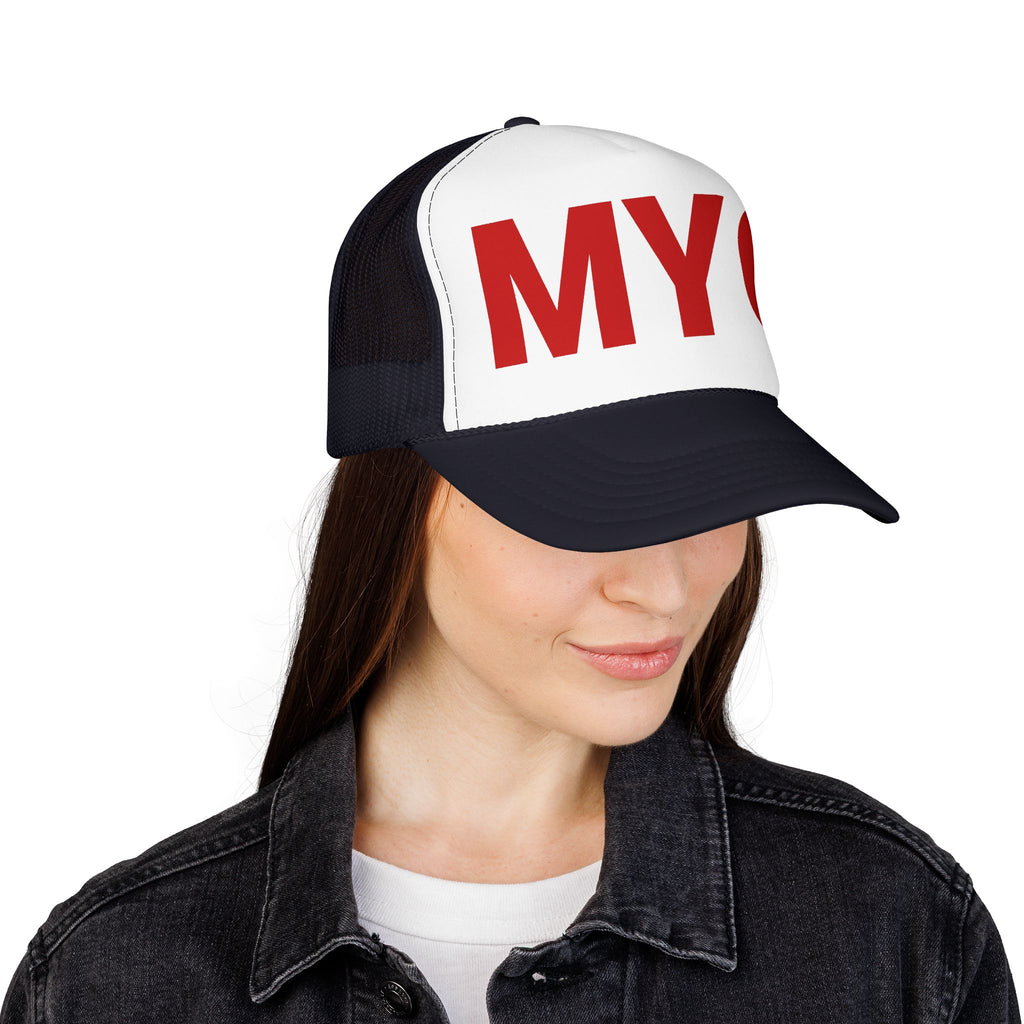 MYC Foam Trucker Hat — Bold Logo Mesh Cap