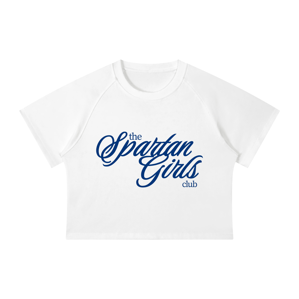 Girls Club Raglan Crop T-Shirt