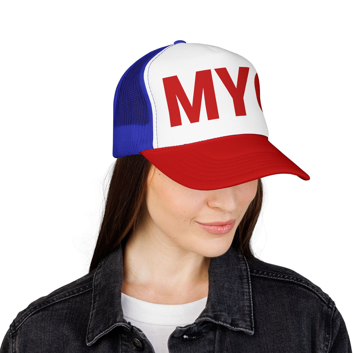 MYC Foam Trucker Hat — Bold Logo Mesh Cap