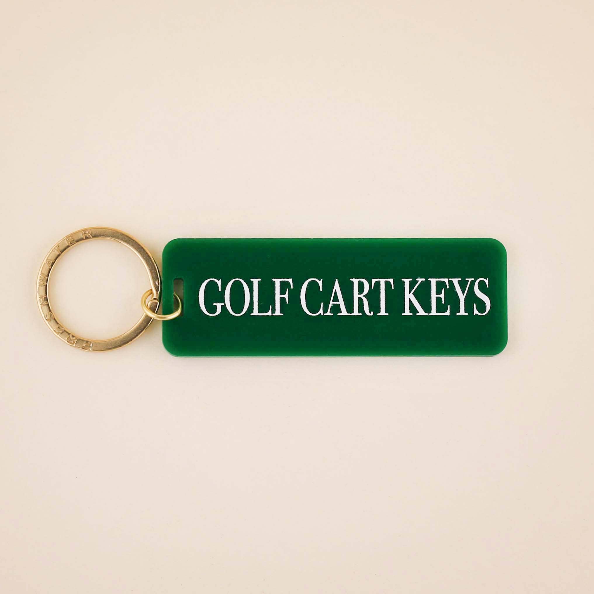 Golf Cart Keys Keychain