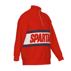Spartans Quarter-Zip Sweater