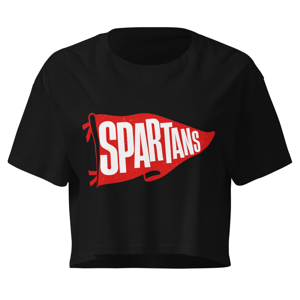 Spartans Pennant Crop Top