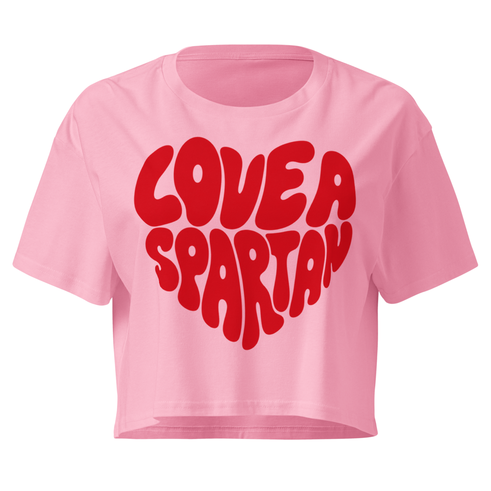 Love A Spartan Crop Top