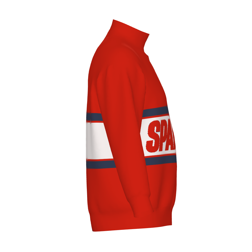 Spartans Quarter-Zip Sweater