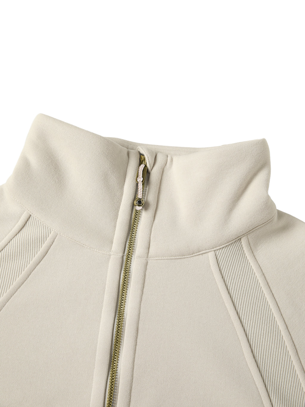 Essentials Navy Cropped Half-Zip Sweatshirt- MYC