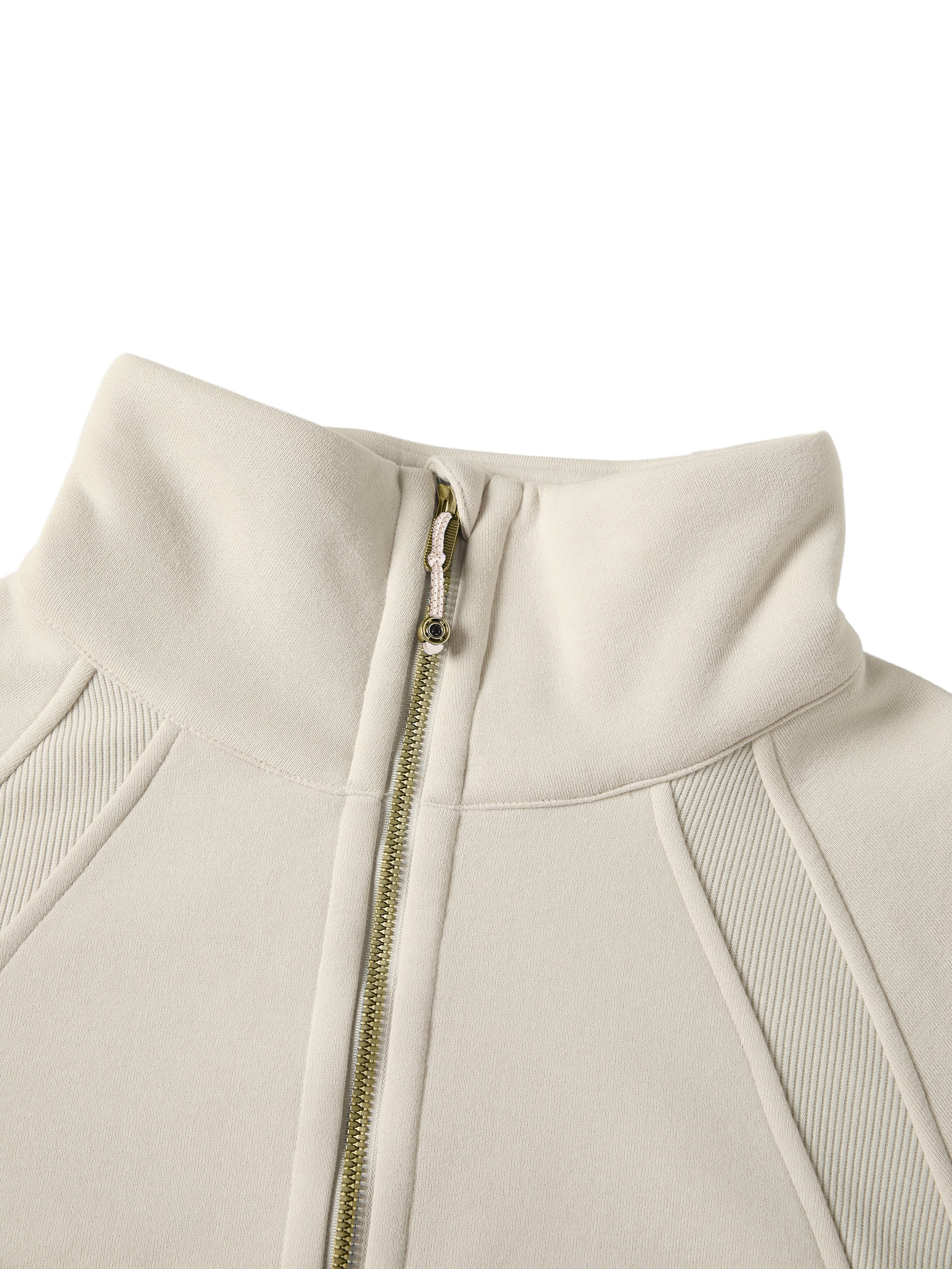 Essentials Navy Cropped Half-Zip Sweatshirt- MYC