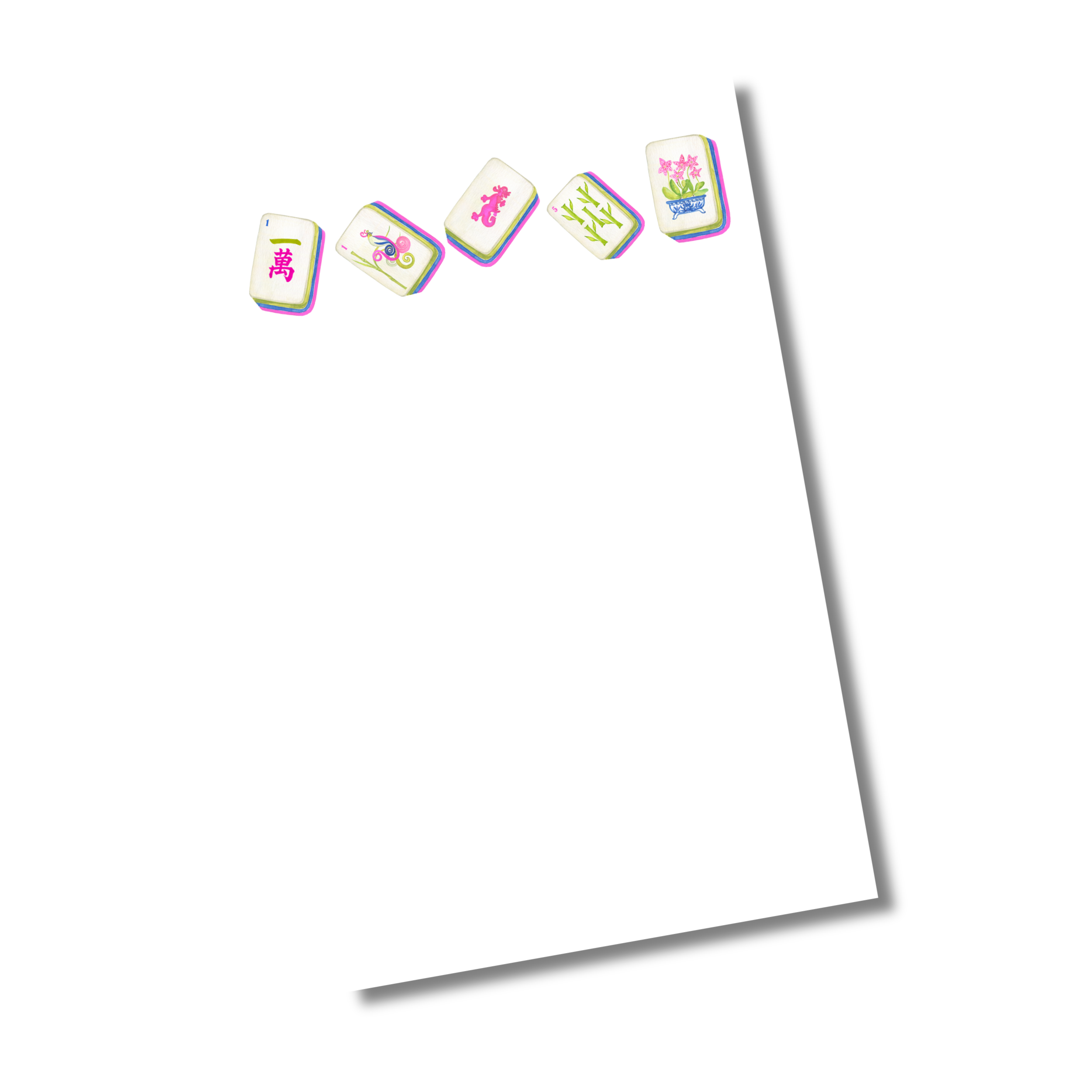 Mahjong Scorecard Pad